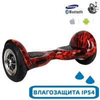 Гироскутер с Влагозащитой Smart Balance 10" Внедорожный (Пламя)